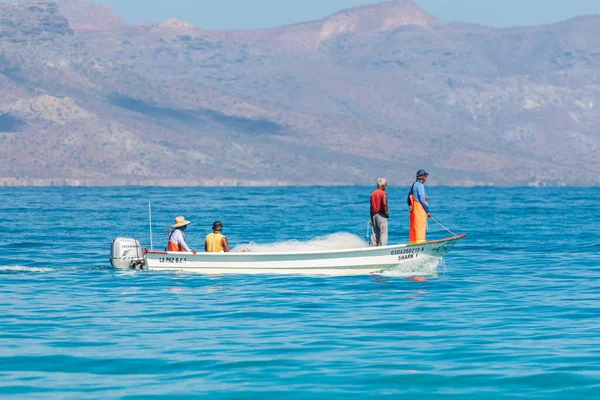 Playa Tecolote Paz Baja California Sur México Novembro 2021 Pescador — Fotografia de Stock