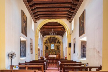 Loreto, Baja California Sur, Meksika. 17 Kasım 2021. Tarihi Loreto Misyonunun Şapeli.