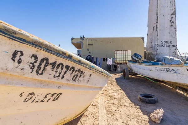 Guerro Negro Mulege Baja California Sur México Novembro 2021 Barcos — Fotografia de Stock