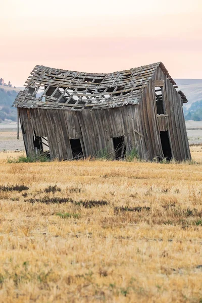 Usa Washington State Whitman County Palouse Old Barn Palouse Hills — Zdjęcie stockowe
