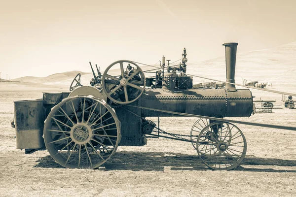 Antique Case Steam Tractor Circa 1915 1920 — Foto Stock