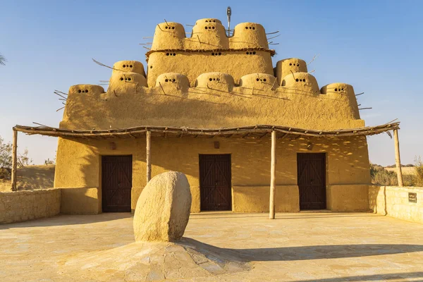 Oasis Faiyum Egipto Edificio Tradicional Del Desierto Faiyum Oasis — Foto de Stock