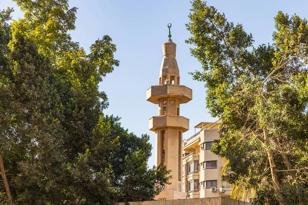 Caire Égypte Minaret Une Petite Mosquée Caire — Photo