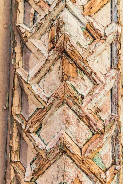 カイロ カイロ エジプト カイロの風化した木製のドア — ストック写真