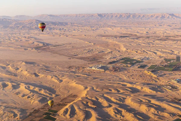 Luxor Egypte Uitzicht Vanaf Een Heteluchtballon Luxor — Stockfoto