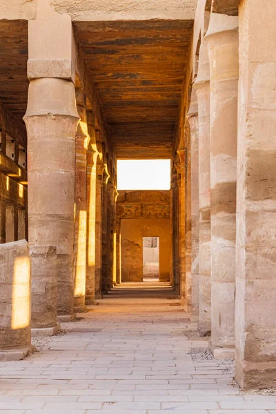Karnak Luxor Egipto Edifício Colunas Complexo Templo Karnak Luxor — Fotografia de Stock