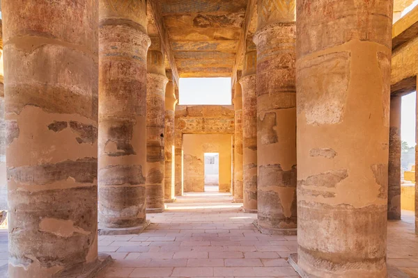 Karnak Luxor Egipto Edifício Colunas Complexo Templo Karnak Luxor — Fotografia de Stock