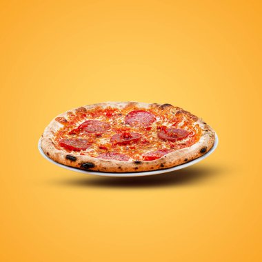 Sebzeli pizza sosyal medya reklam afişi