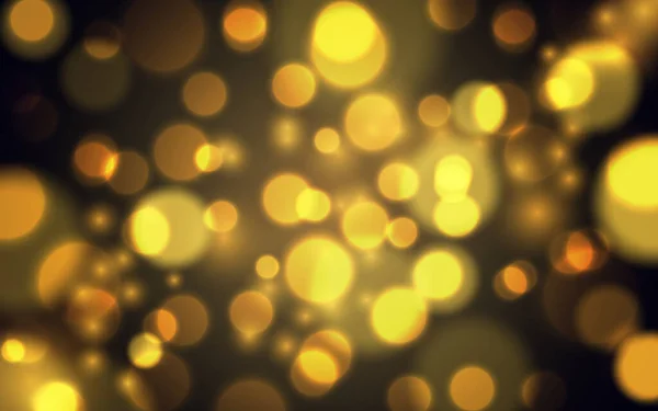 Golden Lusso Bokeh Luce Morbida Sfondo Astratto Vector Eps Illustrazione — Vettoriale Stock