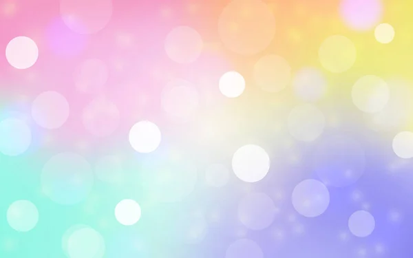 Rainbow Bokeh Zacht Licht Abstracte Achtergrond Vector Eps Illustratie Bokeh — Stockvector