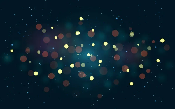 Galaxy Luxo Bokeh Luz Suave Fundo Abstrato Vector Eps Partículas —  Vetores de Stock