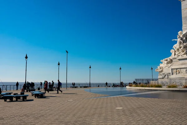 Buenos Aires Arjantin Temmuz 2021 Costanera Bulvarı Gezinti Güvertesi Plata — Stok fotoğraf