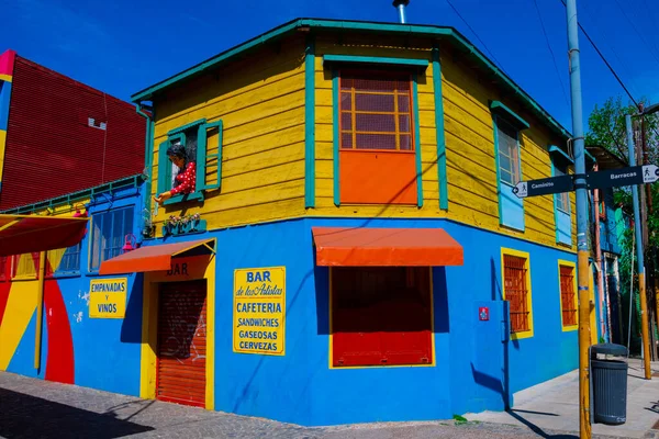 Buenos Aires Argentina Julho 2021 Caminito Pequeno Caminho Espanhol Museu — Fotografia de Stock