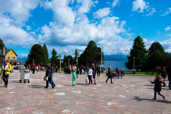 Bariloche Arjantin Şubat 2020 Şehir Merkezi Meydanı Bariloche Centro Civico — Stok fotoğraf