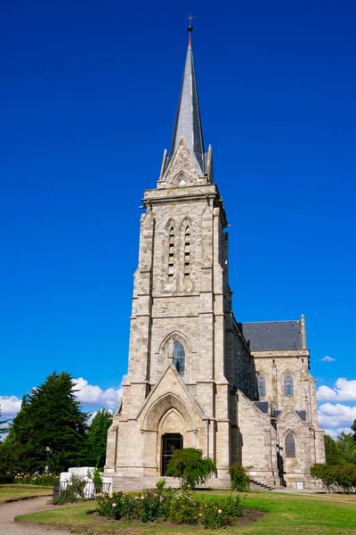 Bariloche Argentina Fevereiro 2020 Catedral Nossa Senhora Nahuel Huapi Também — Fotografia de Stock