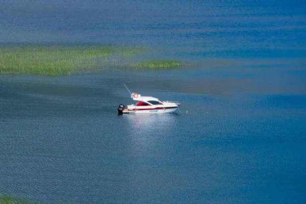 Bariloche Argentinien Februar 2020 Blick Auf Ein Boot Auf Dem — Stockfoto