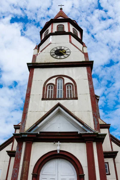 Церква Святого Серця Iglesia Del Sagrado Corazon Jesus Дзвіниця Пуерто — стокове фото