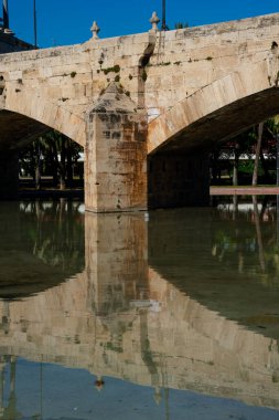 Valencia, İspanya. 6 Şubat 2019. Deniz Gelini (Puente del Mar). Turias Garden Jardin de Turia