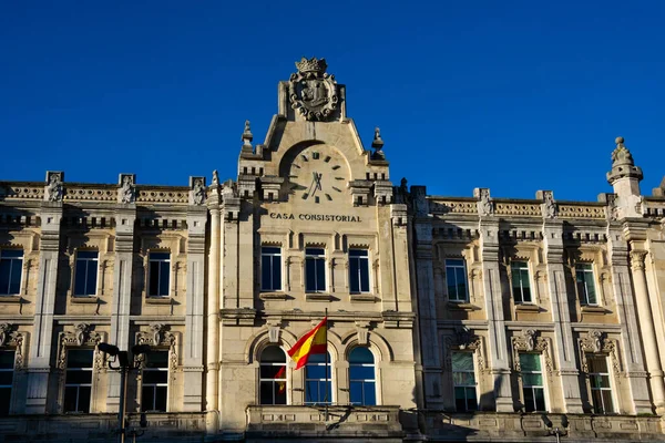 スペインのサンタンデール 2019年2月12日 サンタンデール市役所 Ayuntamiento Santander — ストック写真