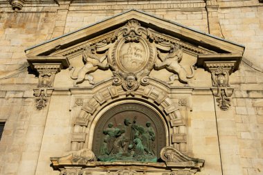 Bari Kilisesi 'nden (Iglesia de San Nicolas) San Nicolas. Bilbao, İspanya