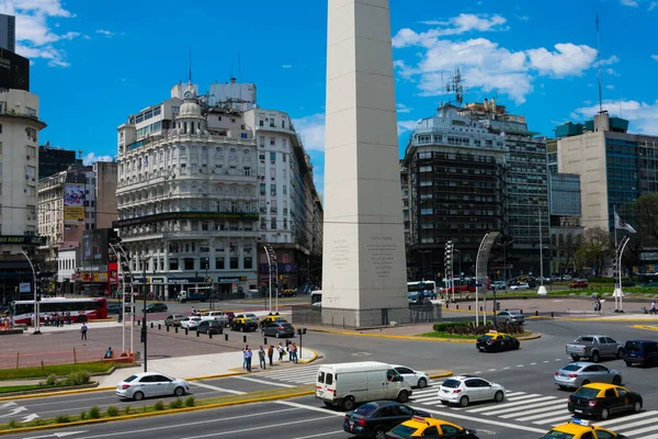 Buenos Aires Argentina Octubre 2019 Obelisco Buenos Aires Obelisco Monumento —  Fotos de Stock