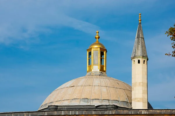 Istanbul Turkiet November 2019 Minaret Och Kupol Topkapipalatset — Stockfoto