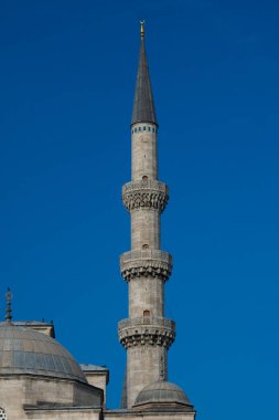 Süleyman Camii Minaresi (Süleyman Camii). İstanbul 'un Üçüncü Tepesi' ndeki Osmanlı İmparatorluk Camii