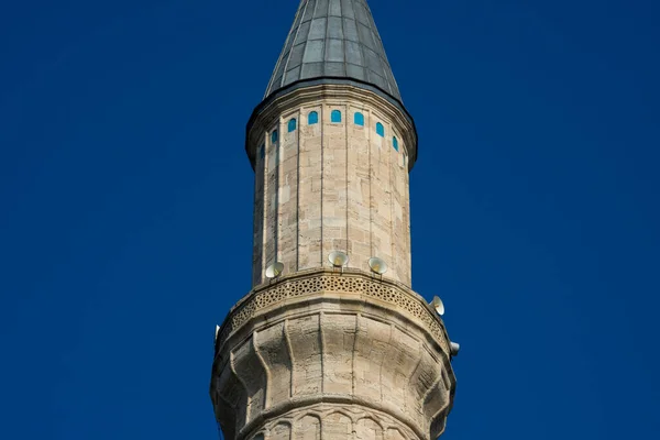 Istanbul Turquie Novembre 2019 Minaret Sainte Sophie Eglise Sainte Sagesse — Photo