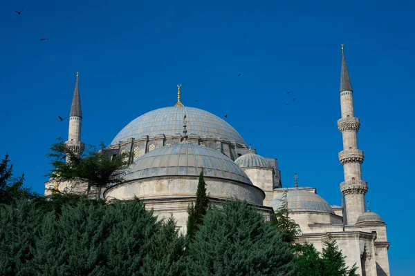 Мечеть Сулеймание Suleymaniye Camii Османская Императорская Мечеть Расположенная Третьем Холме — стоковое фото