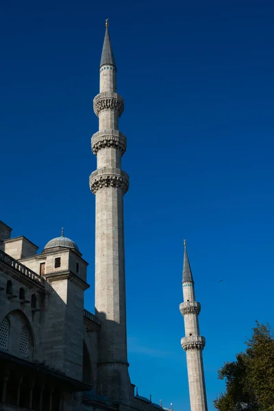 Minaretes Mezquita Suleymaniye Suleymaniye Camii Una Mezquita Imperial Otomana Situada — Foto de Stock