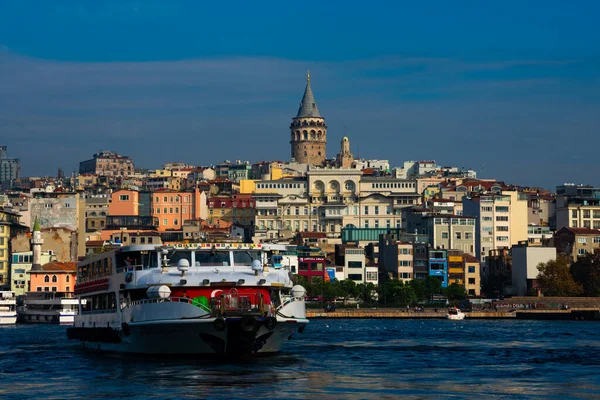 Κωνσταντινούπολη Τουρκία Νοεμβρίου 2019 Θέα Στην Κωνσταντινούπολη Καρακόι Περιοχή Μπέγιογλου — Φωτογραφία Αρχείου