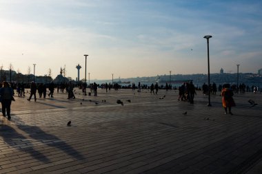 İstanbul, Türkiye. 21 Kasım 2019. Akşam Uskudar Bölgesi