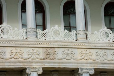 İstanbul, Türkiye. 23 Kasım 2019. Beşiktaş 'ta yer alan Dolmabahce Sarayı Osmanlı İmparatorluğu' nun ana yönetim merkeziydi.