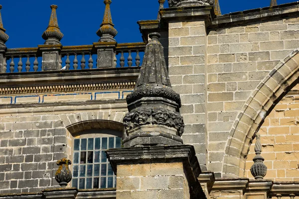 Jerez Frontera Spagna Gennaio 2018 Sculture Sulla Cattedrale Jerez Frontera — Foto Stock