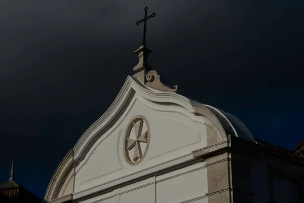 Церква Санта Люсії Igreja Santa Luzia Штормовий Зимовий День Лісабон — стокове фото