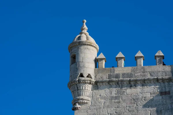 Torre Belém Torre São Vicente Uma Torre Fortificada Localizada Freguesia — Fotografia de Stock