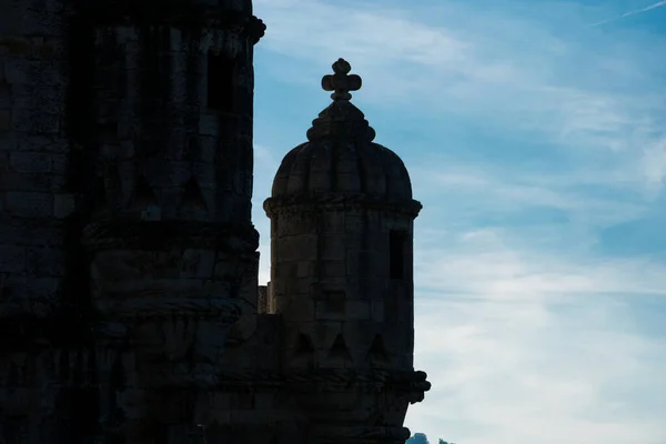 Вежа Белема Або Вежа Святого Вінсента Torre Belem Укріплена Вежа — стокове фото