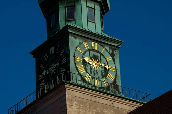 Munique Alemanha Agosto 2018 Torre Relógio Munique Residenz Muenchner Residenz — Fotografia de Stock