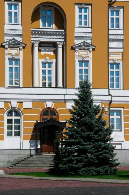 Moskova, Rusya. 25 Ağustos 2018. Kremlin Senato Sarayı. Moskova Kremlin