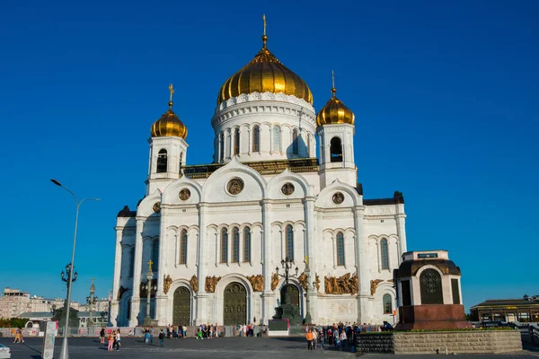 Moscow Russia August 2018 Cathedral Christ Saviour Khram Khrista Spasitelya Royalty Free Stock Photos