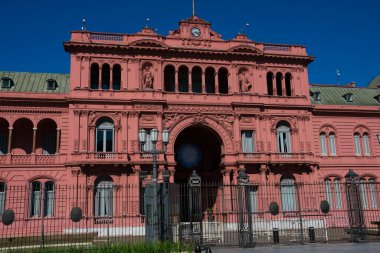 Buenos Aires, Arjantin. 14 Ekim 2018. Pembe Ev (