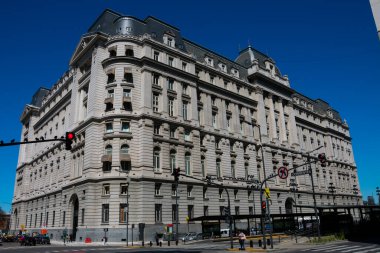 Buenos Aires, Arjantin. 15 Ekim 2018. Kirchner Kültür Merkezi (Centro Cultural Kirchner) Buenos Aires 'te yer alan bir kültür merkezidir.