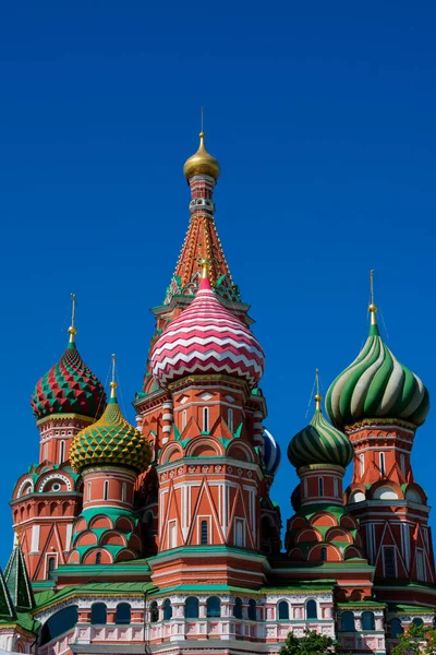 Saint Basil Cathedral Sobor Vasiliya Blazhennogo Church Red Square Onion — Stock Photo, Image