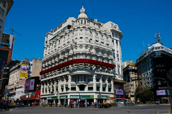 Буенос Айрес Аргентина Жовтня 2018 Вид Липня Авеніда Хуліо Проспект — стокове фото