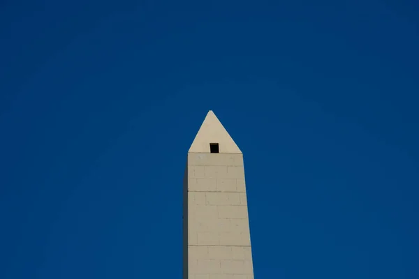 Обелиск Буэнос Айреса Obelisco Национальный Исторический Памятник Расположенный Площади Республики — стоковое фото