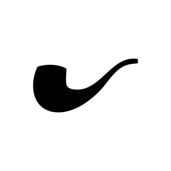 Tube Fumeur Icône Logo Vecteur — Image vectorielle