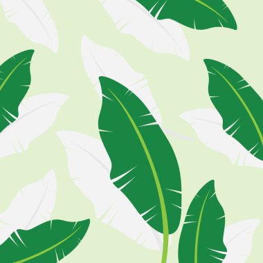 Muz yaprağı arkaplan resmetme vektörü