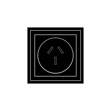 Soket simgesi çizer Boş vektör