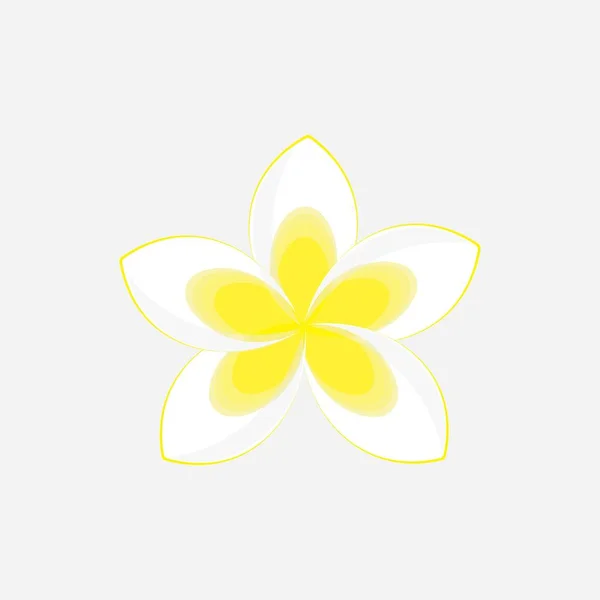 カンボジアの花のアイコンテンプレートイラストベクトル — ストックベクタ