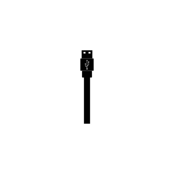 Usb Cable Icono Vector Ilustración — Vector de stock